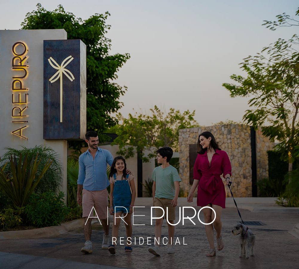 Entrada de Aire Puro terrenos residenciales en Mérida