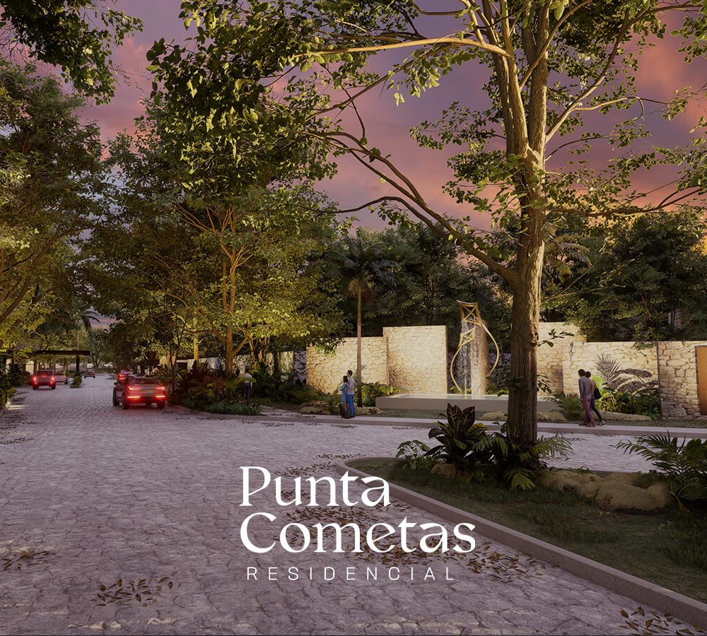 Punta Cometas terrenos residenciales al norte de Mérida
